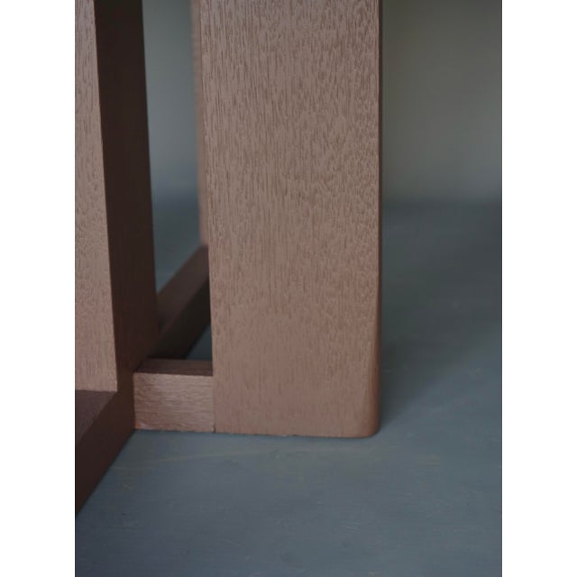 Bossche School Merbau Dining Table from Hans van der Laan & Harry van Hal, 1979 For Sale - Image 16 of 18
