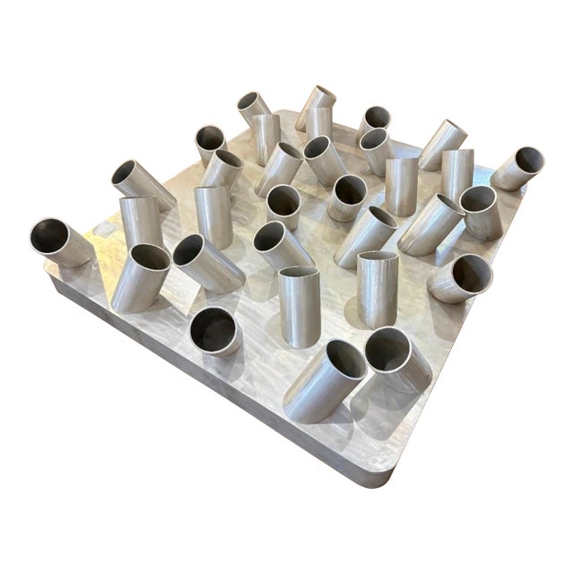 "Swarm"— Abstract Aluminum Sculpture, Herbert Simon Estate, 1985 For Sale