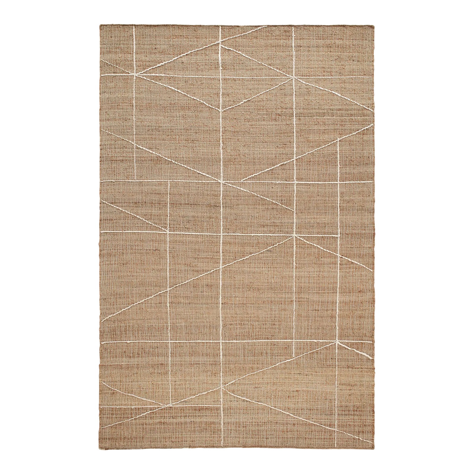 Marie Flanigan for Dash & Albert Judson Natural/Ivory Woven Jute Rug, 3 ...