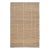 Marie Flanigan for Dash & Albert Judson Natural/Ivory Woven Jute Rug, 3' x 5' For Sale