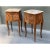 Bronze 1940s Pair of French Louis XV Style Rosewood Side Tables Nightstands For Sale - Image 8 of 10