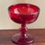 Mid-Century Modern 1960s Ruby Red Coupe Glasses - Set of 5 For Sale - Image 3 of 11