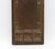 Gothic Mid 20th Century Gothic Yale & Towne Bronze Thumb Turn Door Push Plate For Sale - Image 3 of 4