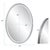 Laid Rope Silver Oval Mirror For Sale - Image 9 of 11