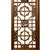Late 19th Century Late 19th Century Antique Chinese Handcrafted 3 Panel Wooden Screen/Room Divider For Sale - Image 5 of 13