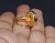 Early 21st Century GIA Certified Natural 6.80cts Ceylon Yellow Sapphire 18K Solid Gold Bezel Dome Puff Ring, size 5.5 For Sale - Image 5 of 9