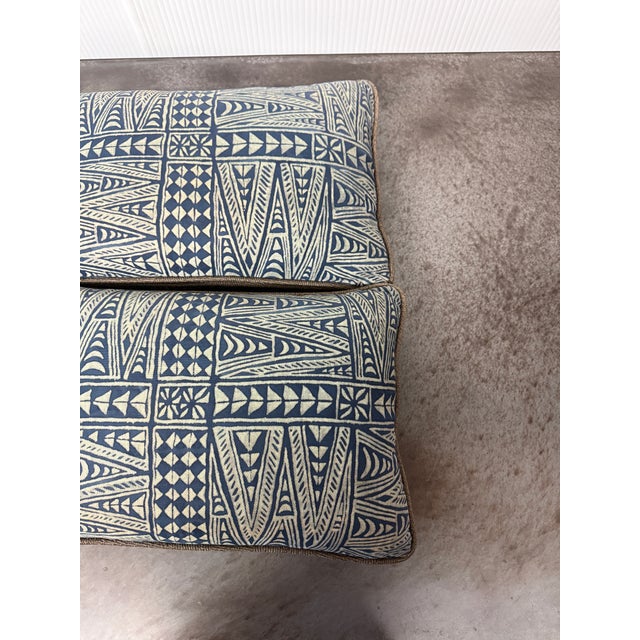 Textile David Duncan for Fortuny Mellila Decor Pillows, Pair For Sale - Image 7 of 12