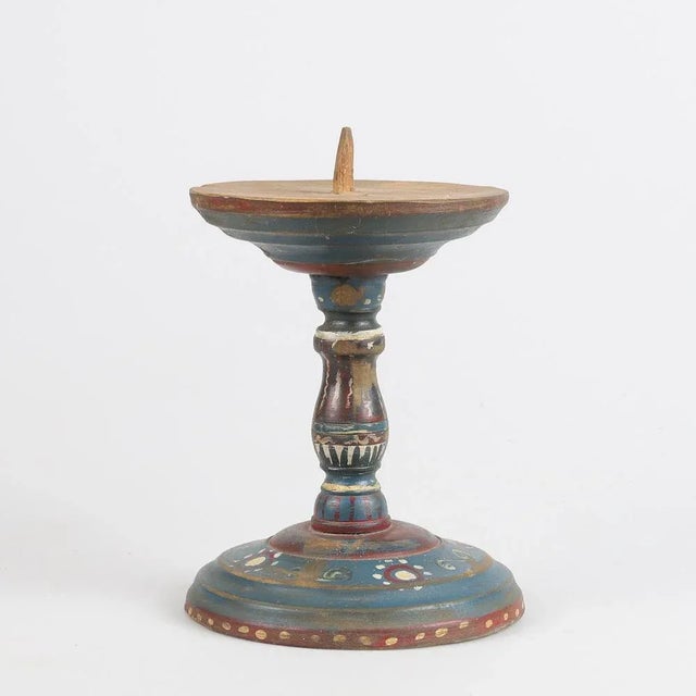 Mid 19th Century Candleholder, Hälsingland, Sweden, 1850s For Sale - Image 5 of 8