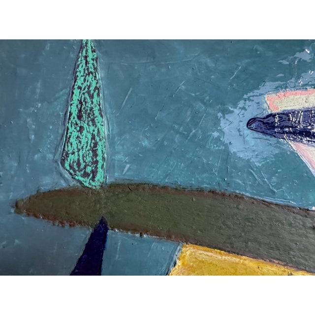 Paint "Ill Be Your Dandelion" Original Mixed-Media Abstract on Panel by Zac Woodiel For Sale - Image 7 of 7