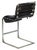 Pr. Of Vintage Rh Black Leather & Chrome Bar Stools For Sale - Image 17 of 18