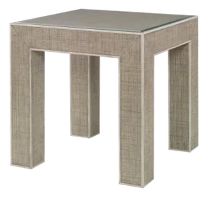 Century Furniture Newport End Table, French Grey and Peninsula