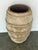 Contemporary Vintage Barrel Form Terracotta Planter - Ribbed Olive Jar For Sale - Image 3 of 11
