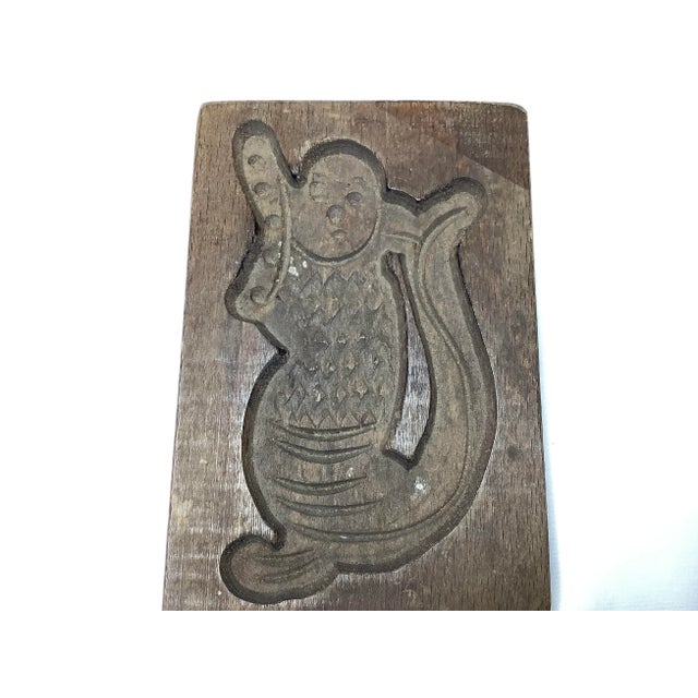 Mid 20th Century Primitive Wooden Dutch Springerle Cookie Mold For Sale - Image 10 of 13