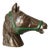Vintage Horse Head Sculpture, Western Theme Equestrian Figure For Sale