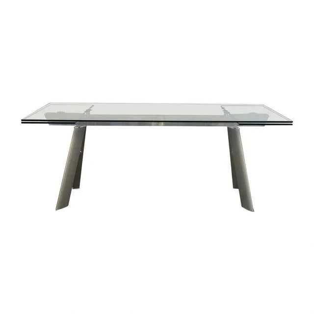 A dining table that will add the perfect touch of class to your dining space. With a 1/2" tempered, thick clear glass,...