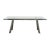 A dining table that will add the perfect touch of class to your dining space. With a 1/2" tempered, thick clear glass,...