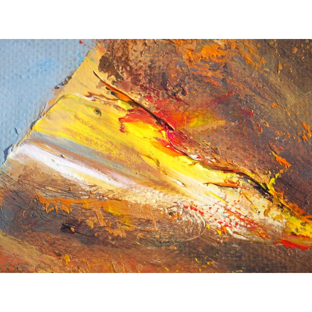 Contemporary Search by Andreas Claussen | Oil on canvas Astronaut in a floatie with a dog head on water For Sale - Image 3 of 5