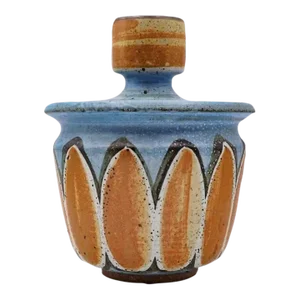Vintage Mid 20th Century Large Joel Edwards Covered Pot