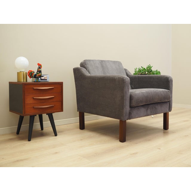 Danish Beech Armchair, 1970s For Sale - Image 3 of 16