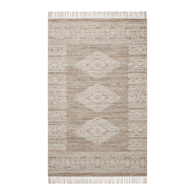 Angela Rose x Loloi Rivers Lilac / Ivory 5'-0" x 7'-6" Area Rug For Sale