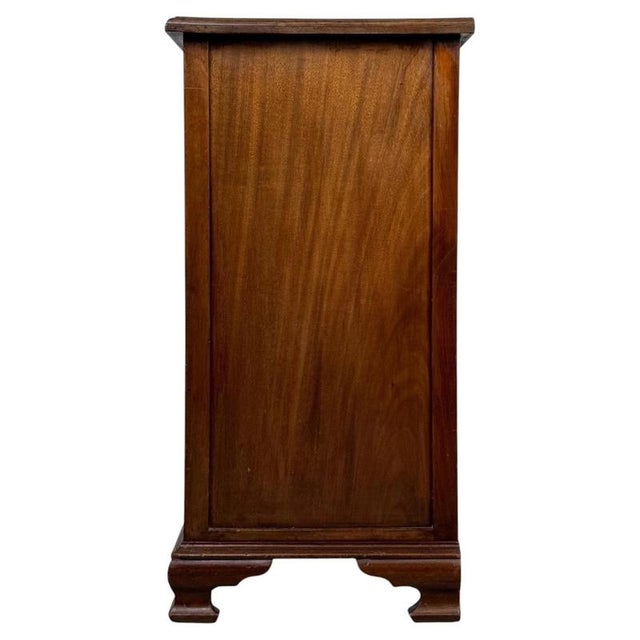 Antique Early 20th Century English Walnut Cabinet For Sale - Image 10 of 11