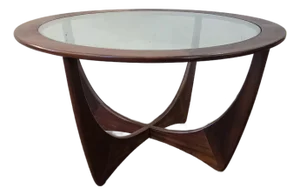 Danish Modern Mid-Century G-Plan Coffee Tabel "Astro" African Teak