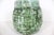 Vintage Textured Green Pottery Vase For Sale - Image 6 of 12