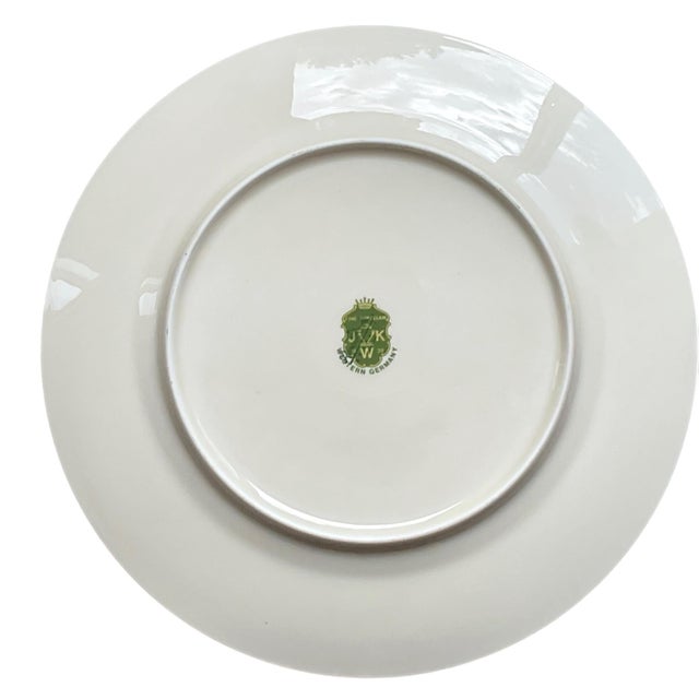 Mid 20th Century Porcelain Song Bird Plates JKW Western Germany, Set of 6 For Sale - Image 13 of 18