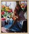 This painting of Liliane Silva Le Fur's work "Reflexion" is one of the best examples of the photorealism style of painting...