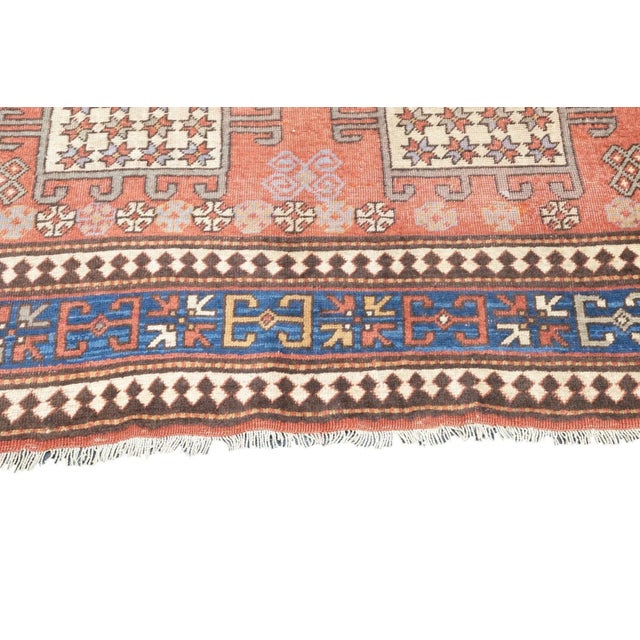 Antique Kazak Rug 5'5'' x 8'6'' For Sale - Image 9 of 12