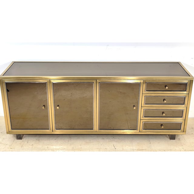 Sideboard by Michel Pigneres for LAngolo Metallarte Roma, France, 1970s For Sale - Image 11 of 12