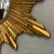 Mid-Century Modern Mid 20th Century Petite Gilt Sunburst Convex Wall Mirror For Sale - Image 3 of 7