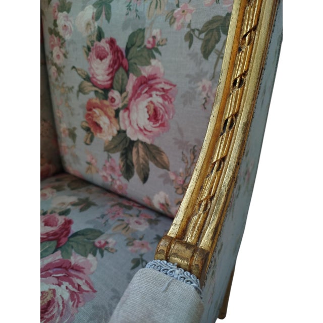 Louis XVI Neo-Classical French Armchairs from Belle Epoque, 1900, Set of 2 For Sale - Image 5 of 9