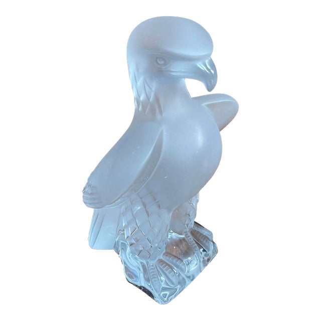 2000s Lalique Liberty Eagle Figurine For Sale
