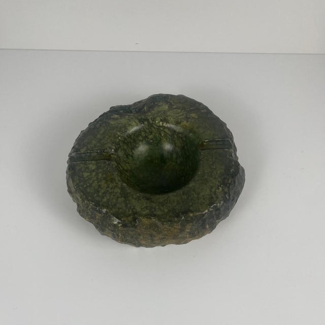 Contemporary Vintage Green Alabaster Ashtray, Italy, 1970 For Sale - Image 3 of 11