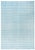 Doris Leslie Blau Vintage Indian Dhurrie Striped Blue Rug For Sale