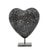 Metal New Handcrafted Bicycle Chain Heart Sculpture | 22" X 18" | One of a Kind For Sale - Image 7 of 9