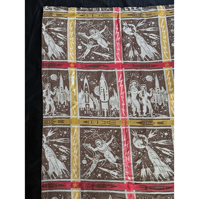 1960s 1960s Space Age Fabric Panel For Sale - Image 5 of 13