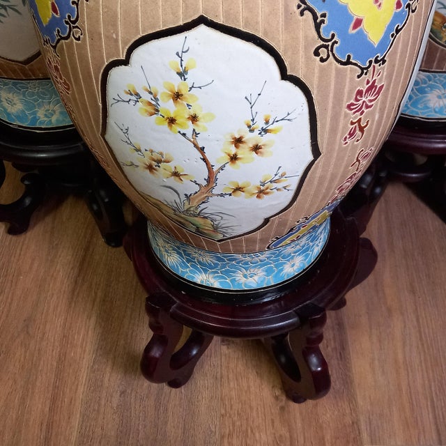 Vintage Vietnamese Bien Hoa Vases, 1950s, Set of 3 For Sale - Image 13 of 16