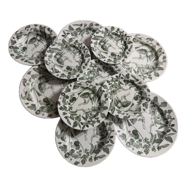 1970s Italian Primula Ceramic Dinnerware - A Set of 11 For Sale