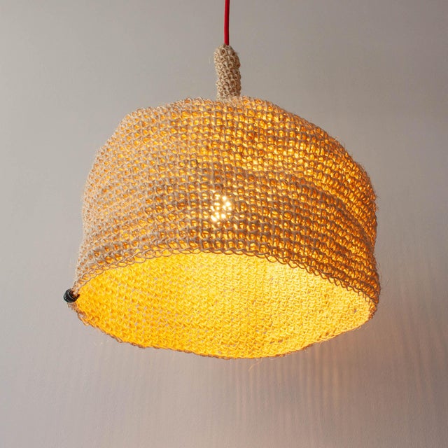 Large Handmade Pendant Lamp by Com Raiz For Sale - Image 6 of 14
