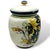1970s Italian Ceramic Rosmarino Spice Herb Canister Jar Lidded Hand Painted Lemons Euc For Sale - Image 4 of 11