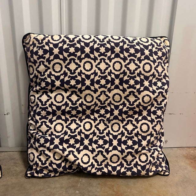 Pair of Roller Rabbit Pillows For Sale - Image 4 of 5