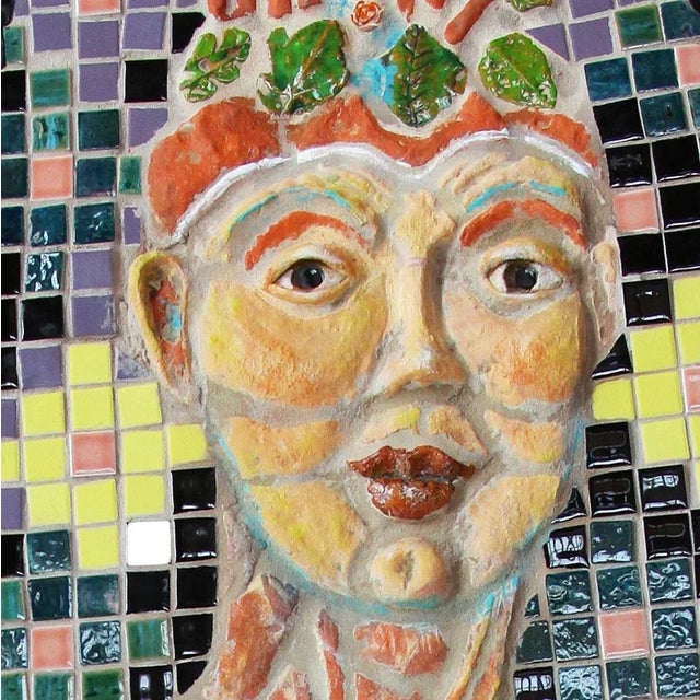Surrealism Surrealist Mosaic Surfboard, "Kailini" For Sale - Image 3 of 5