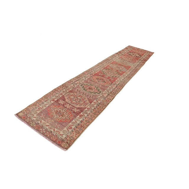 Mid-Century Modern Mid 20th Century Vintage Herki Runner For Sale - Image 3 of 7