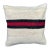 Turkish Hemp Pillow Cushion Natural Beige Black Cushion Cover 20"x20" For Sale
