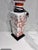Ceramic Vintage Japanese Porcelain Vase Table Lamp Featuring a Hand-Painted Red Cherry Blossom Floral For Sale - Image 7 of 9