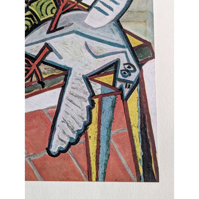 Pablo Picasso Pablo Picasso, Still Life, Color Offset Lithograph on Pur de Marais Fil Paper, 1943 For Sale - Image 4 of 7
