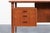 1960s Danish Modern Executive Floating Top Teak Desk by Johannes Sorth For Sale - Image 5 of 14