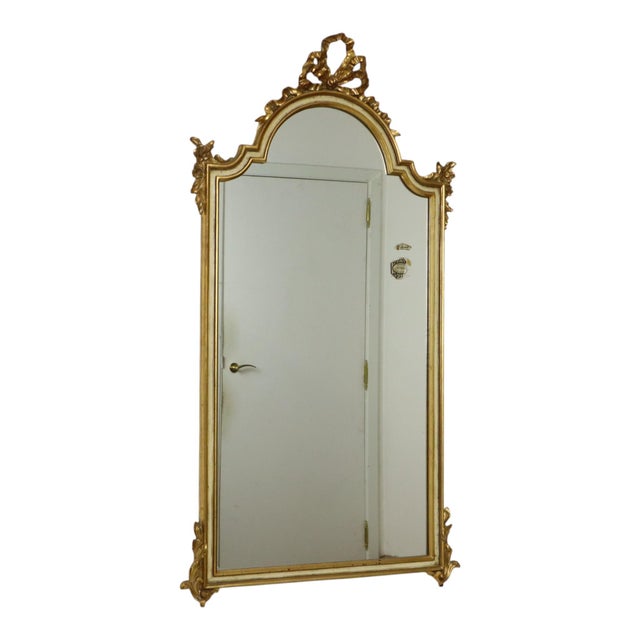 1970s Baroque Style Gold Leaf Mirror from Deknudt, 1970s For Sale - Image 5 of 18